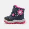 Geox Flanfil Girl AbxStivali Da Neve Navy/Fuchsia Bambini Stivali GE113K02U-K11