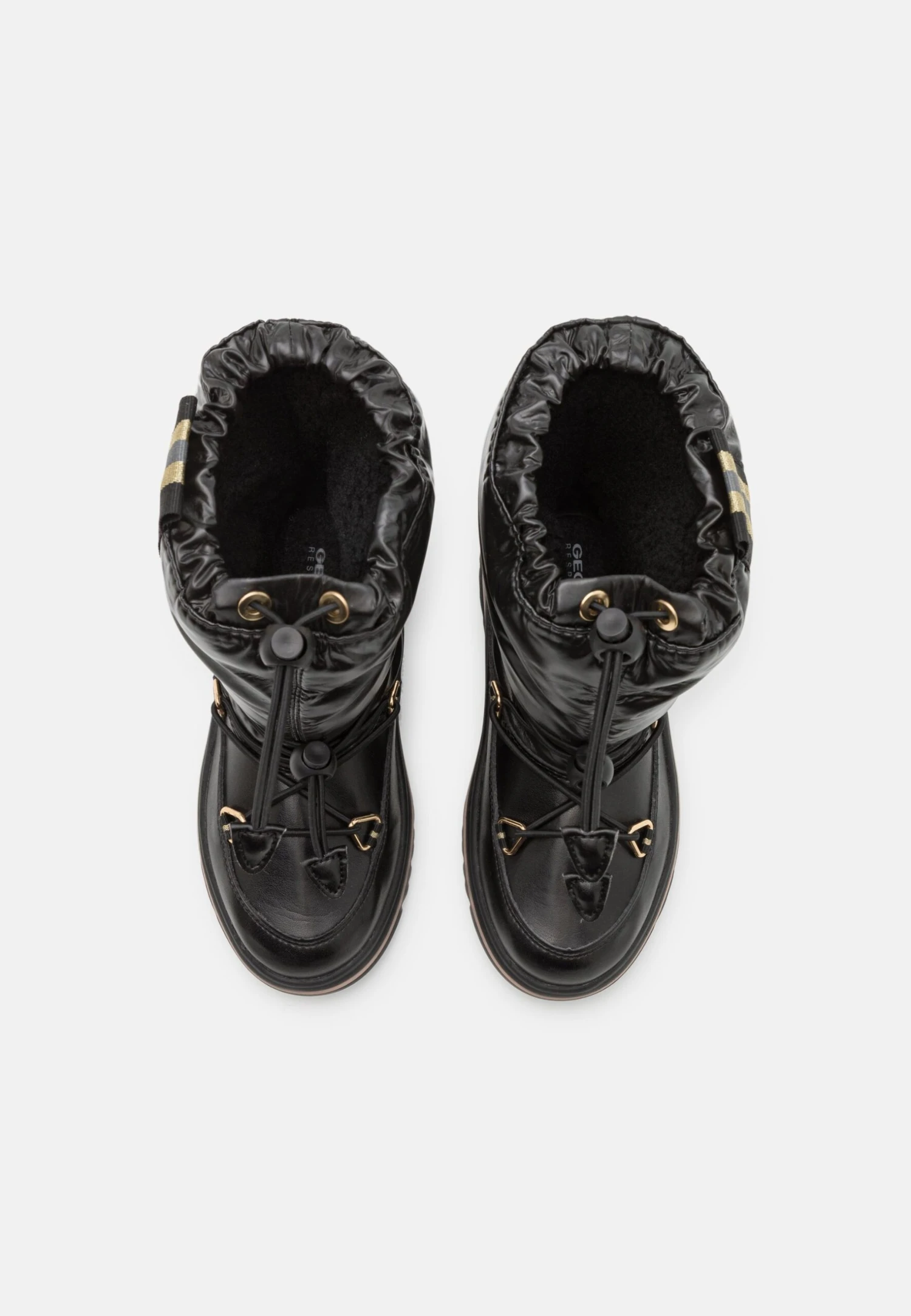 Geox Adelhide Girl AbStivali Da Neve Black/Gold Bambini Stivali GE113K02J-Q11 4 Geox Adelhide Girl AbStivali Da Neve Black/Gold Bambini Stivali GE113K02J-Q11 - immagine 4