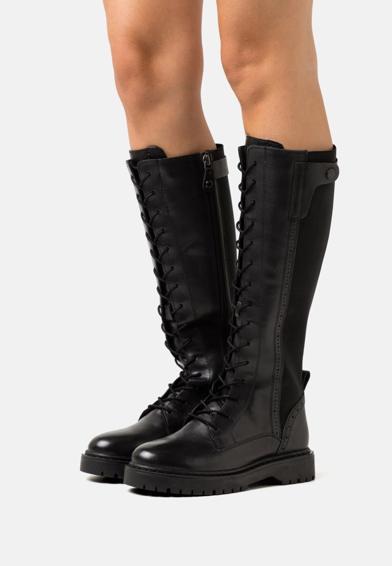 Geox BleyzeStivali Con I LacciBlack Donna Stivali GE111A0ZM-Q11 1 Geox BleyzeStivali Con I LacciBlack Donna Stivali GE111A0ZM-Q11