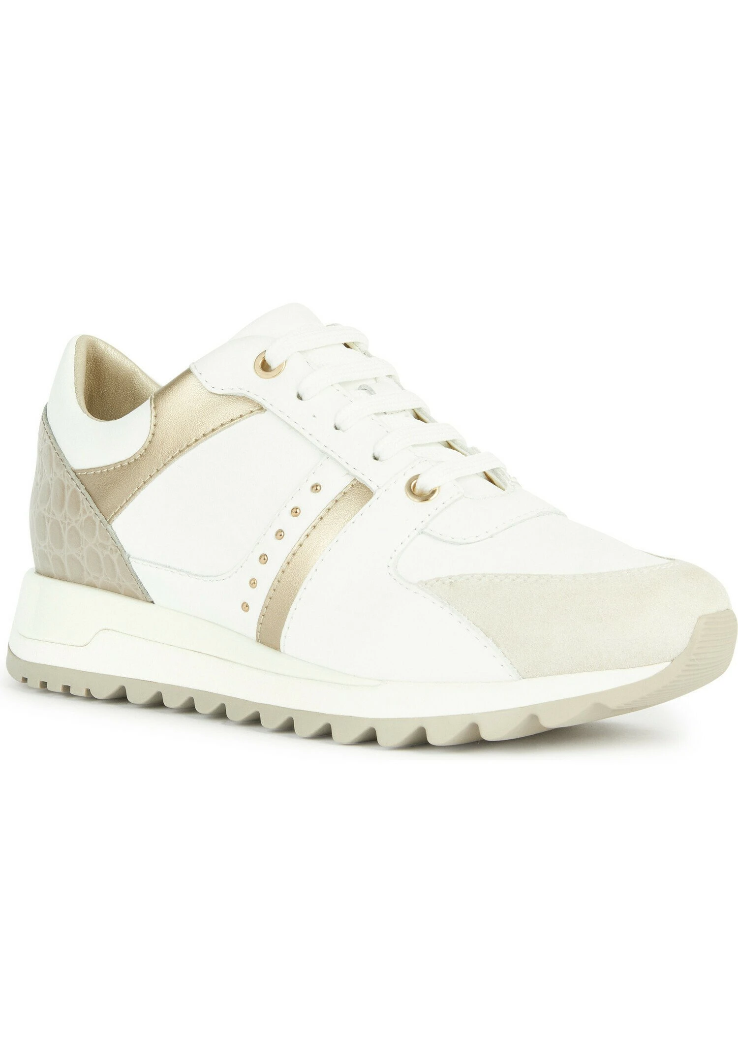 Geox D TabelyaSneakers BasseWhite Light Sand Donna Sneakers GE111A1AP-A11 2 Geox D TabelyaSneakers BasseWhite Light Sand Donna Sneakers GE111A1AP-A11 - immagine 2