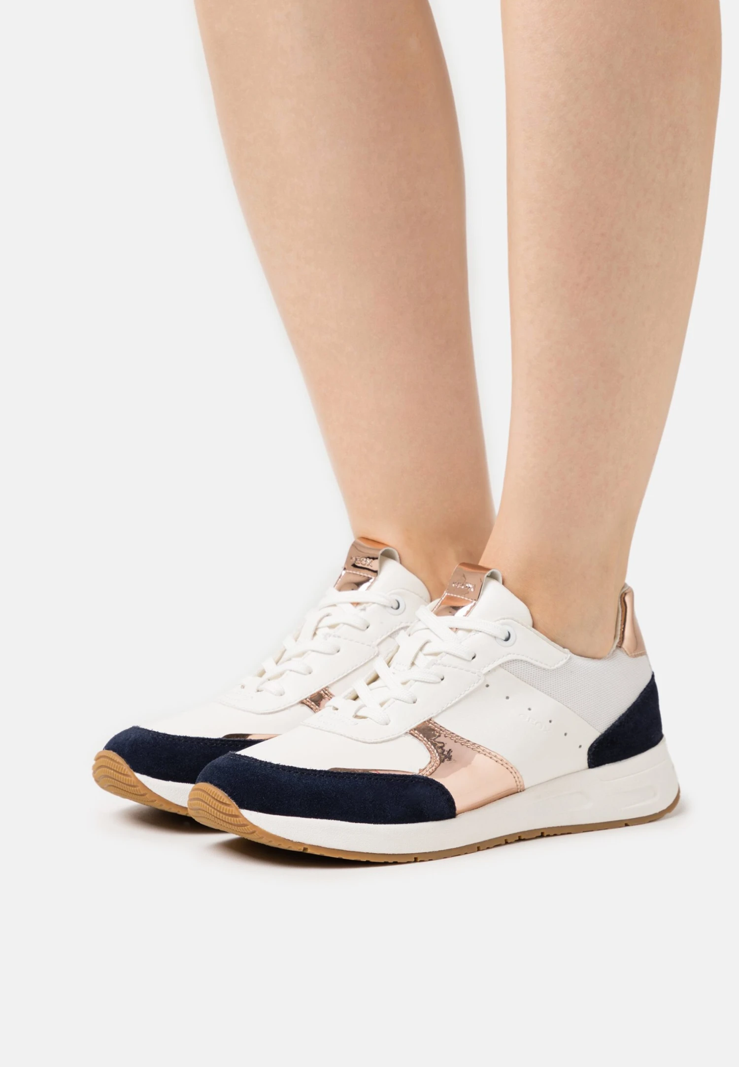 Geox Bulmya - Sneakers Basse - Optic White/Navy 1 Geox Bulmya - Sneakers Basse - Optic White/Navy