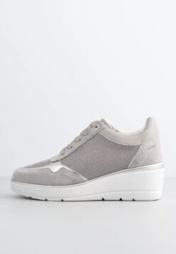 Geox D Ilde - Sneakers Basse - Grau