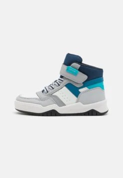 Geox Perth Boy - Sneakers Alte - Light Grey/Light Blue
