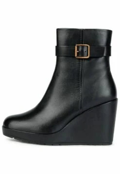 Geox Stivaletti Con TaccoSchwarz Donna Stivali GE111N0BI-Q11