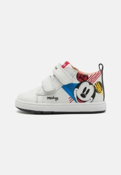Geox Disney Classic Mickey Mouse Biglia UnisexSneakers AlteWhite/Multi-Coloured Bambini Sneakers GE116D035-A11