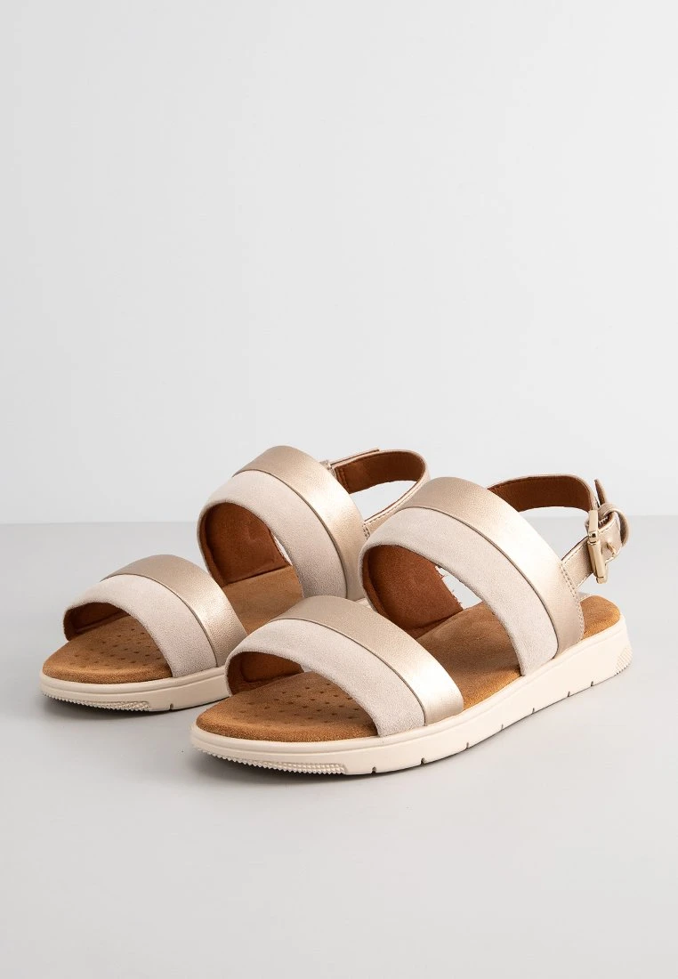 Geox Dandra SandaliLt Gold Off White Donna Sandali ZZO1VS743-F00 2 Geox Dandra SandaliLt Gold Off White Donna Sandali ZZO1VS743-F00 - immagine 2