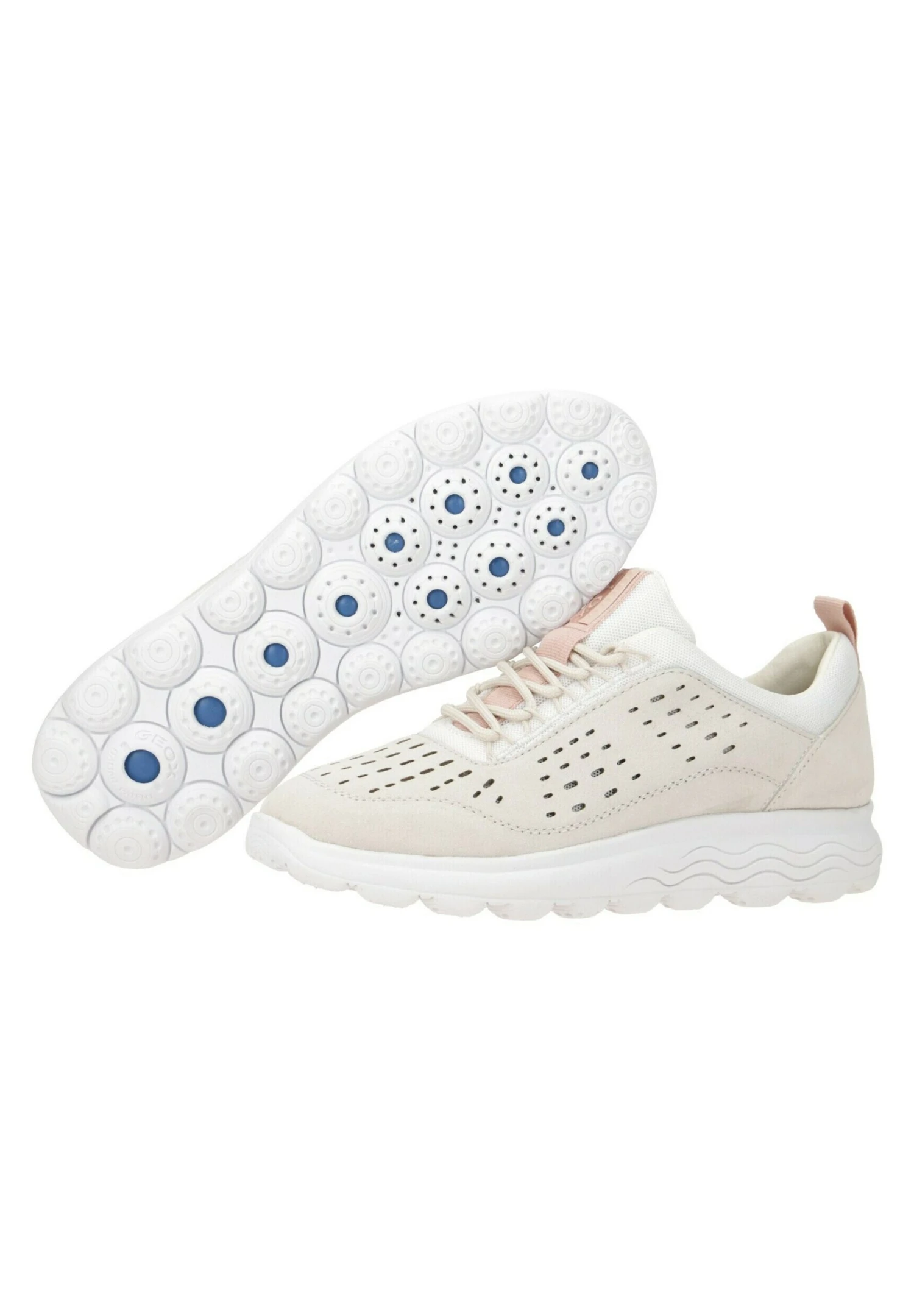 Geox Spherica- Sneakers Basse - Beige/Rose/Weiß 5 Geox Spherica- Sneakers Basse - Beige/Rose/Weiß - immagine 5