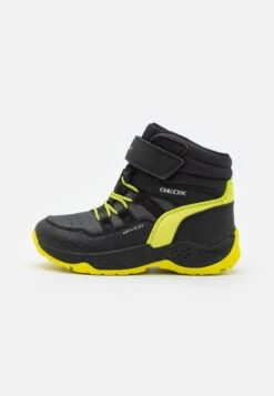 Geox Sentiero Boy AbxStivali Da Neve Black/Lime Bambini Stivali GE114K028-Q11