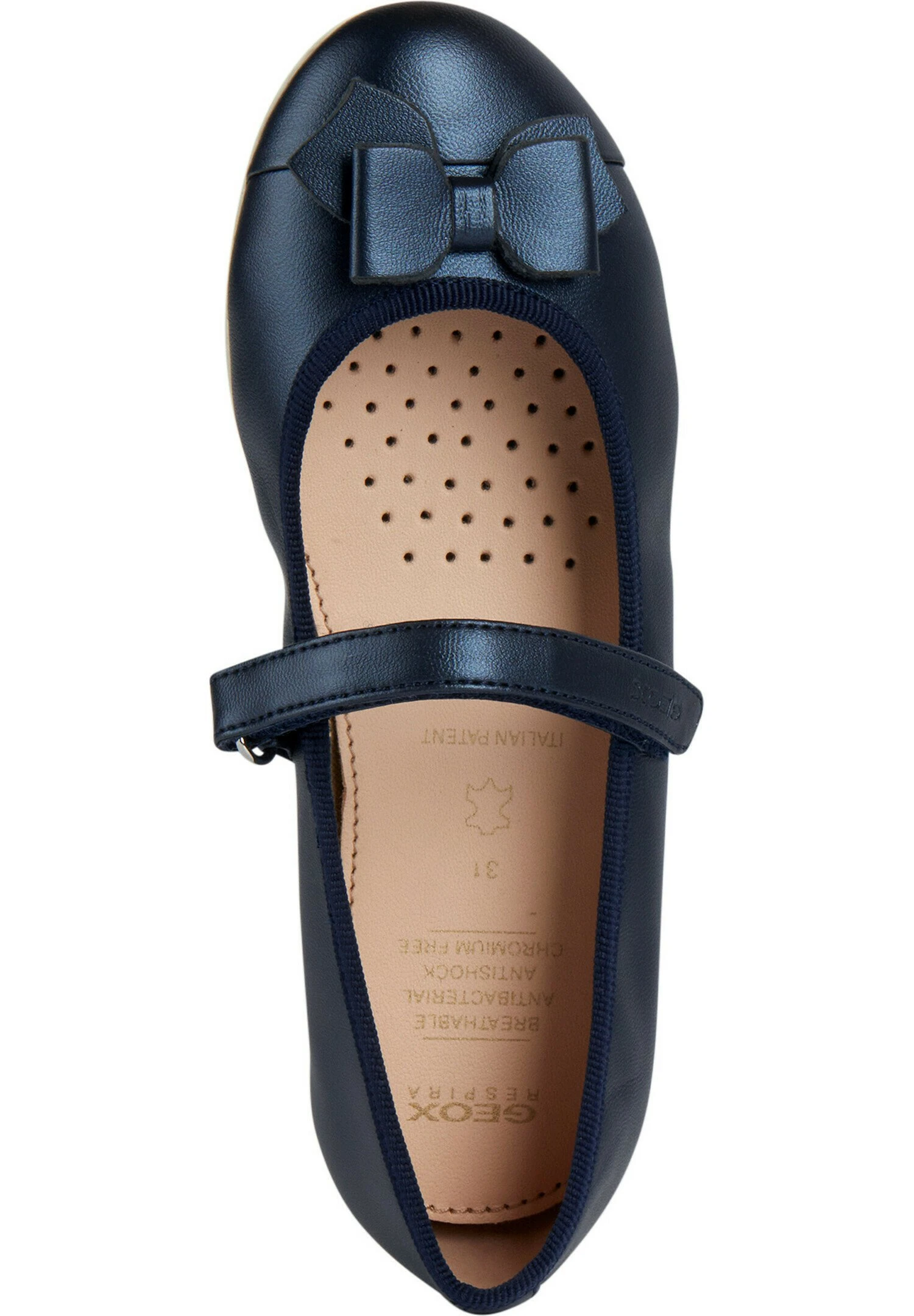 Geox Jr Plie' - Ballerine Con Cinturino - Navy 3 Geox Jr Plie' - Ballerine Con Cinturino - Navy - immagine 3