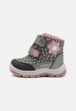 Geox Flanfil Girl AbxStivali Da Neve Dark Grey/Pink Bambini Stivali GE113K02Q-C11
