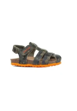 Geox Chalki Sandali Da TrekkingMilitary Orange Bambini Sandali GE114G04Y-H11