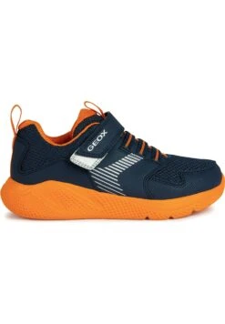 Geox J Sprintye B. A - Sneakers Basse - Navy Orange