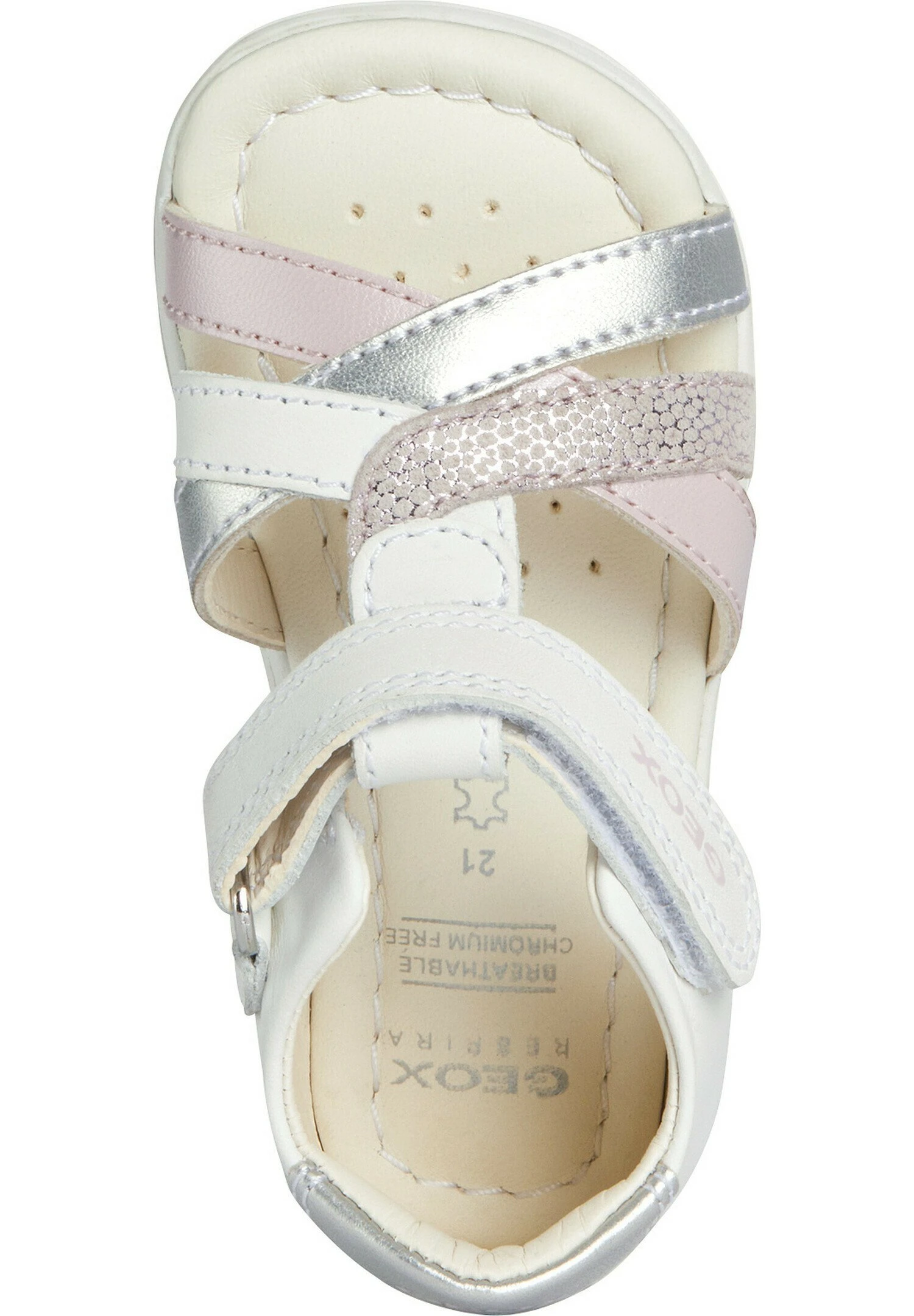 Geox Alul - Scarpe Primi Passi - White Pink 3 Geox Alul - Scarpe Primi Passi - White Pink - immagine 3