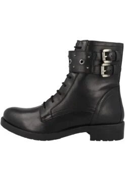 Geox RawelleStivaletti Texani / BikerBlack Donna Stivaletti GE111A11U-Q11