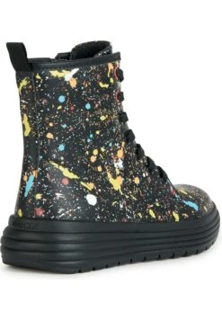 Geox J Phaolae Stivaletti StringatiBlack Multicolor Bambini Stivali GE113I05J-Q11 -Geox Offerte Negozio e23ed44801964ae6a637093dcf7cabb9