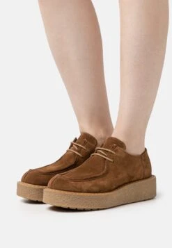 Geox ElideaStringateDark Camel Donna Scarpe Piatte GE111E07Z-O11