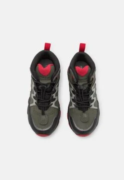 Geox Magnetar Boy AbxStivaletti StringatiMilitary/Red Bambini Stivali GE114I02H-T11 -Geox Offerte Negozio ea90087adbdb4b269011d099602862af