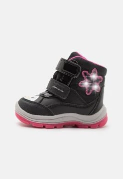 Geox Flanfil Girl Abx - Stivali Da Neve- Black/Fuchsia