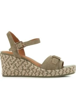 Geox D Panarea - Sandali Con Zeppa - Pistachio