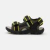 Geox Jr StradaSandali Da TrekkingBlack/Fluo Yellow Bambini Sandali GE114G02Q-Q11