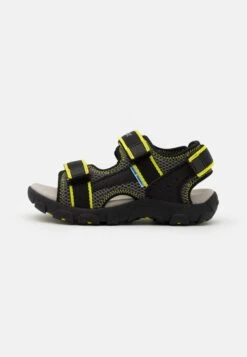 Geox Jr StradaSandali Da TrekkingBlack/Fluo Yellow Bambini Sandali GE114G02Q-Q11