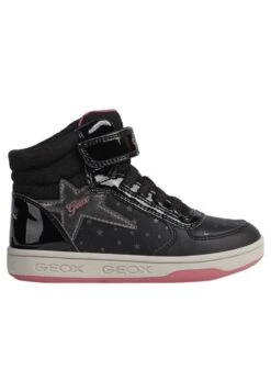 Geox Maltin - Sneakers Alte - Black/Fuchsia