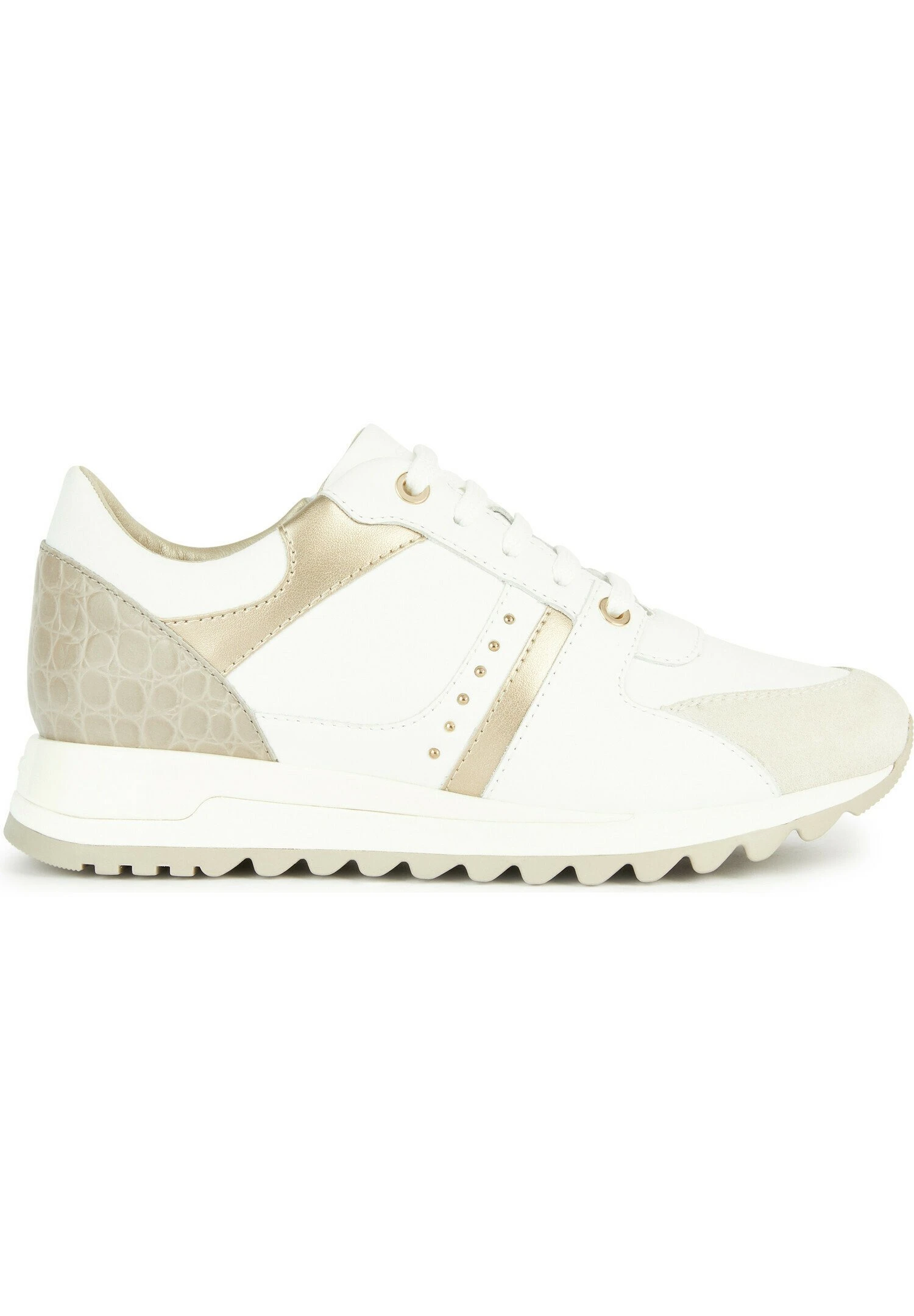 Geox D TabelyaSneakers BasseWhite Light Sand Donna Sneakers GE111A1AP-A11 1 Geox D TabelyaSneakers BasseWhite Light Sand Donna Sneakers GE111A1AP-A11