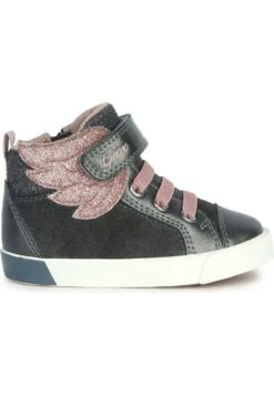 Geox B KilwiScarpe Primi PassiDark Grey Light Rose Bambini Scarpe Neonato GE116D03C-C11